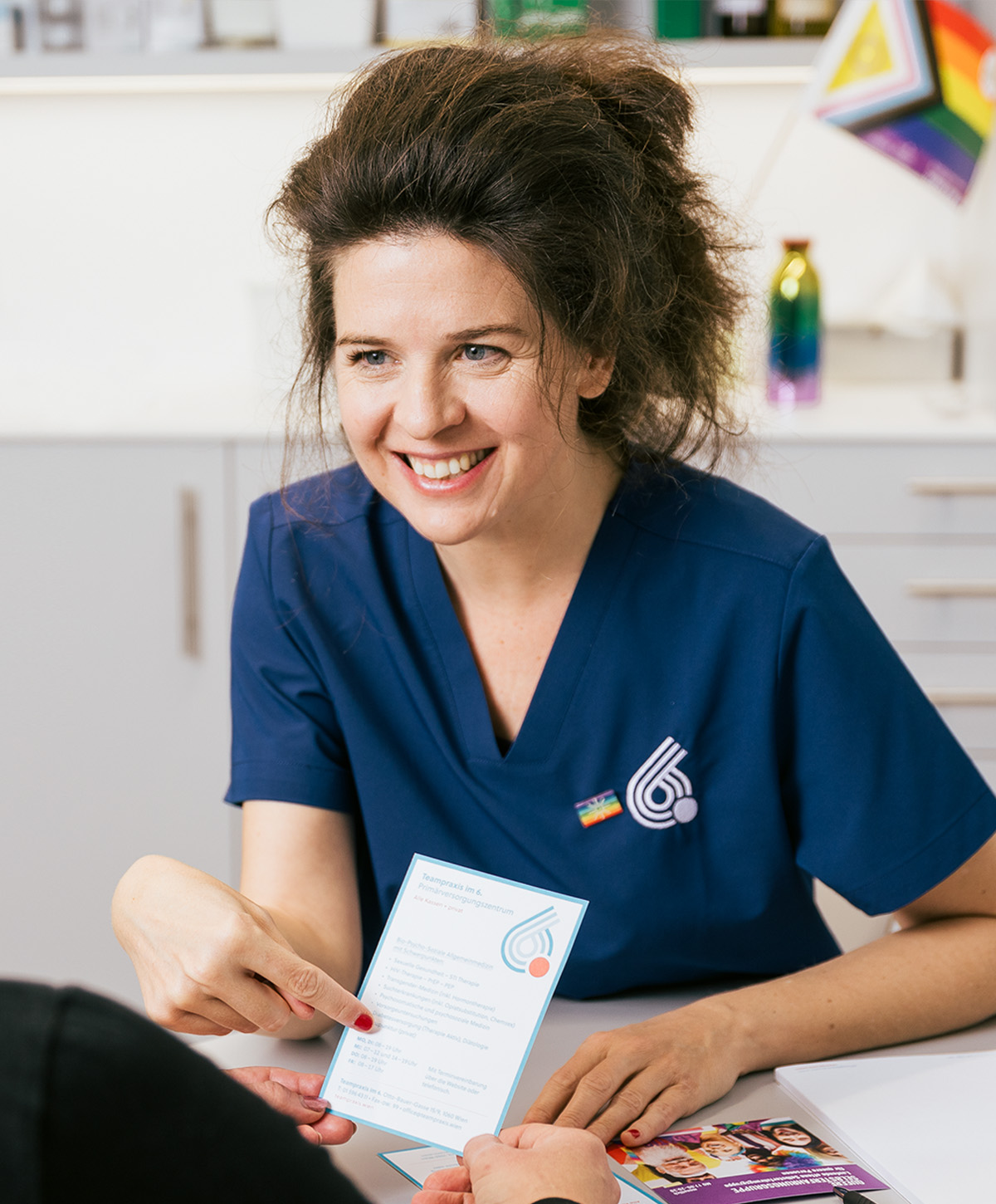 Medical Gespräch Hormontherapie mit DGKP Nora Breitenecker von der Teampraxis im 6.